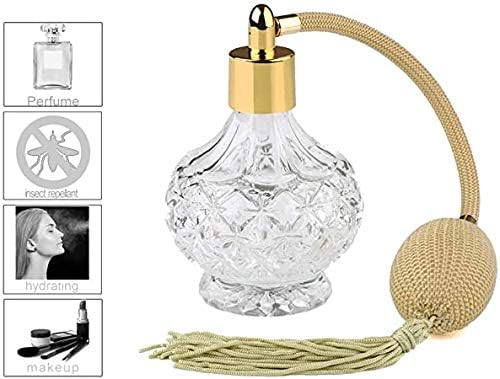 H&D Charming Clear Glass Perfume Bottle