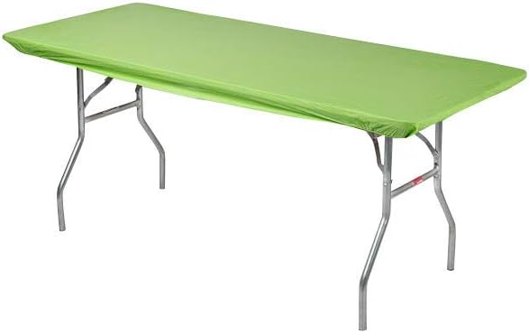 Kwik-Covers 8ft Rectangle Plastic Table Covers for Events