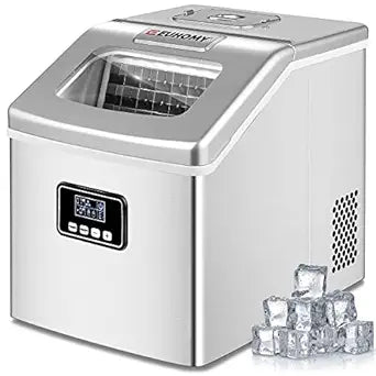 EUHOMY Countertop Ice Maker Machine for Home and Office Use