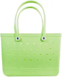 Simply Southern Large Waterproof Tote Bag for Beach Fun