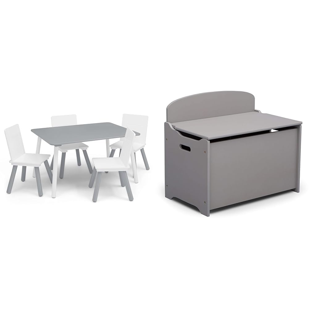 Delta Children Kids Table and Chair Set for Playtime Fun
