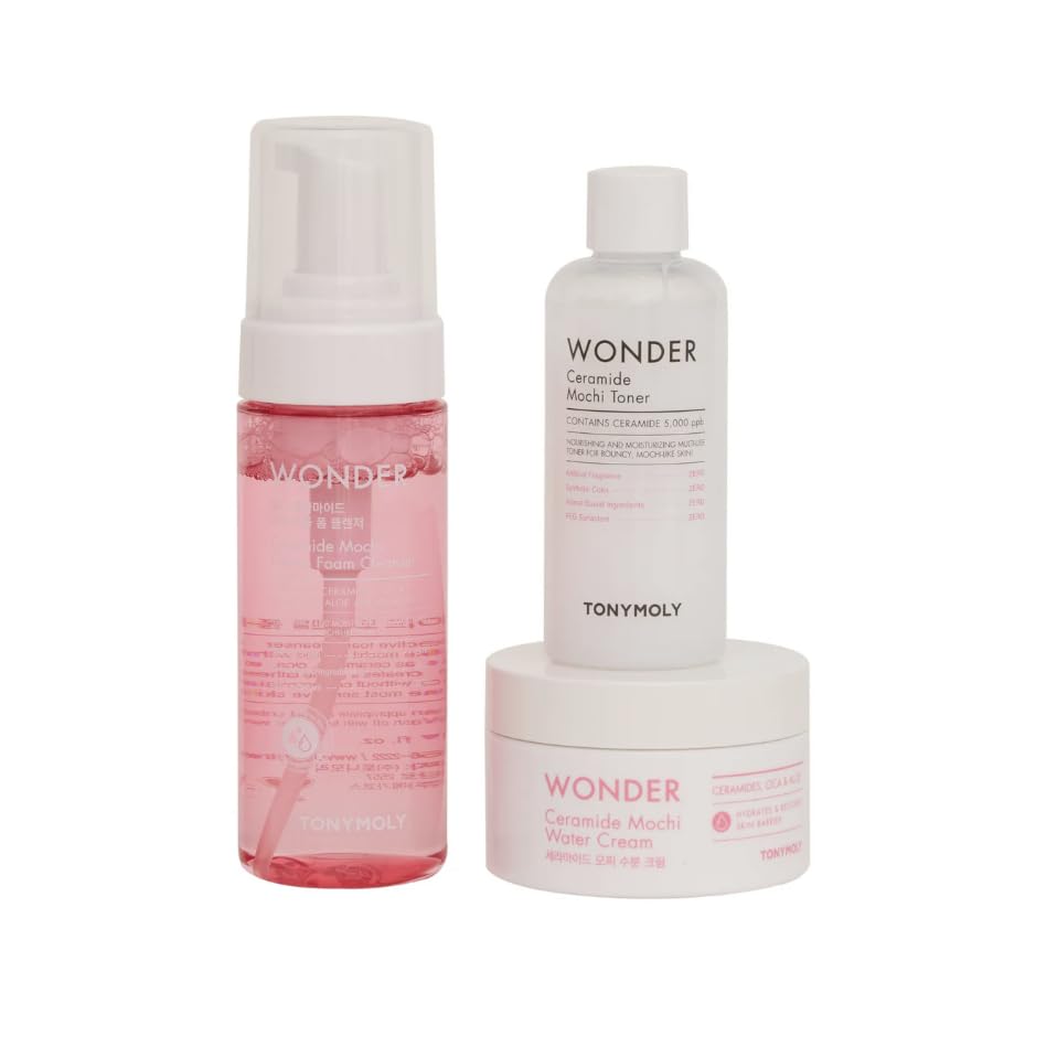 Wonder Ceramide Mochi K-Beauty Skincare Set for Radiant Skin