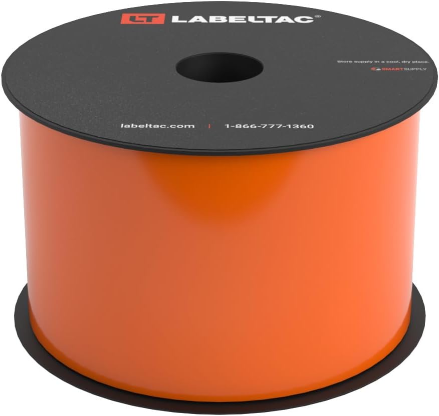 LT4/LT4P/LTPX Label Supply 3in x 150ft Orange for LabelTac Printers
