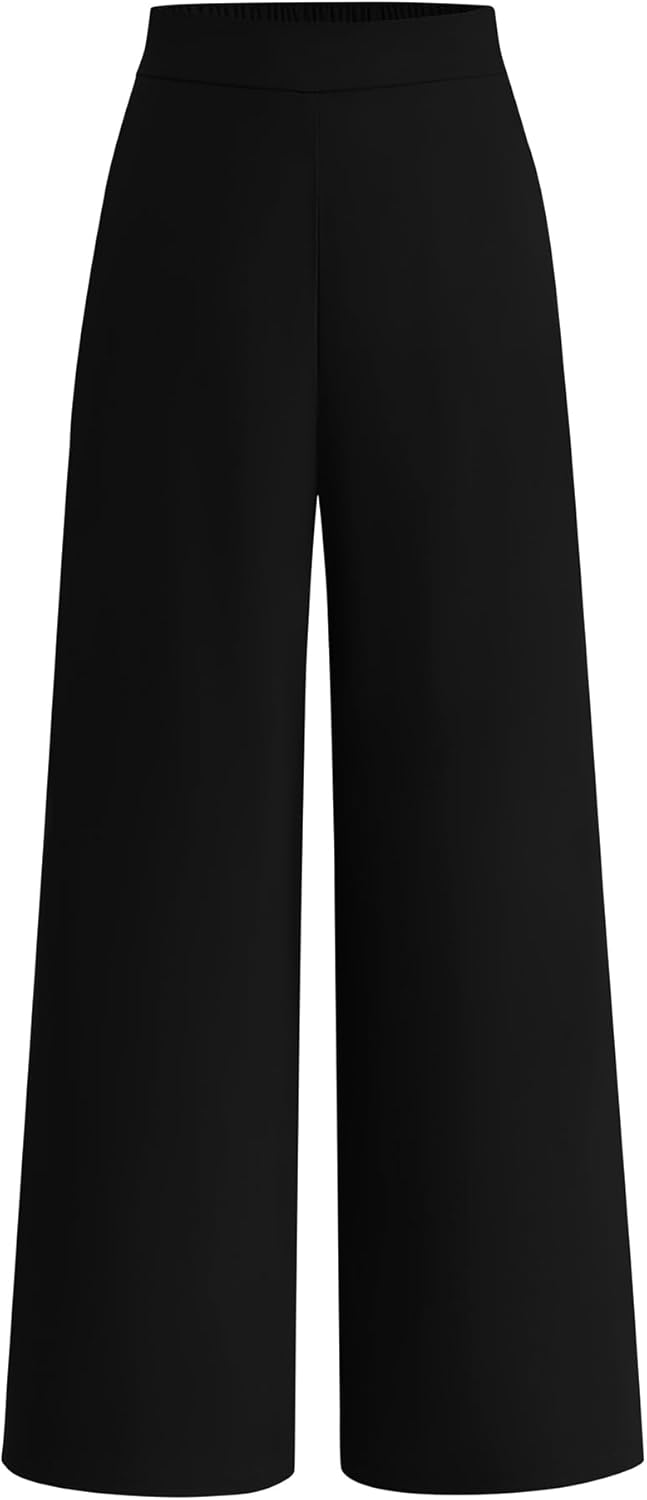 High Waisted Wide Leg Pants for Women - Business Casual Style