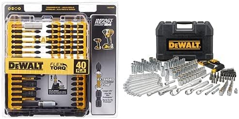 DEWALT Mechanics Tool Set and Impact Ready Screwdriver Set