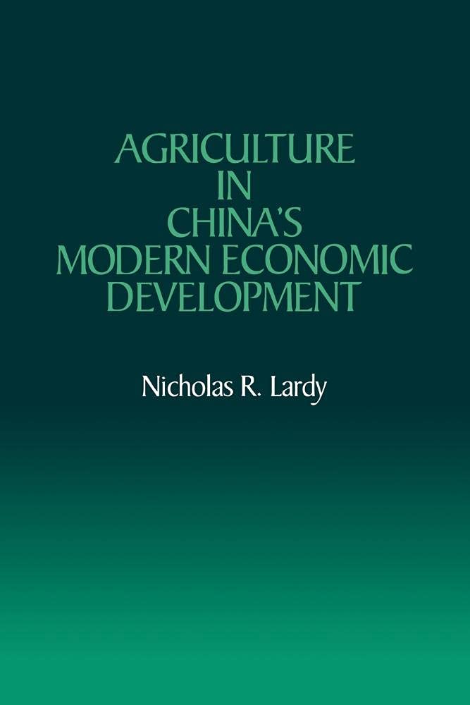 Agriculture in China's Modern Economic Development Review