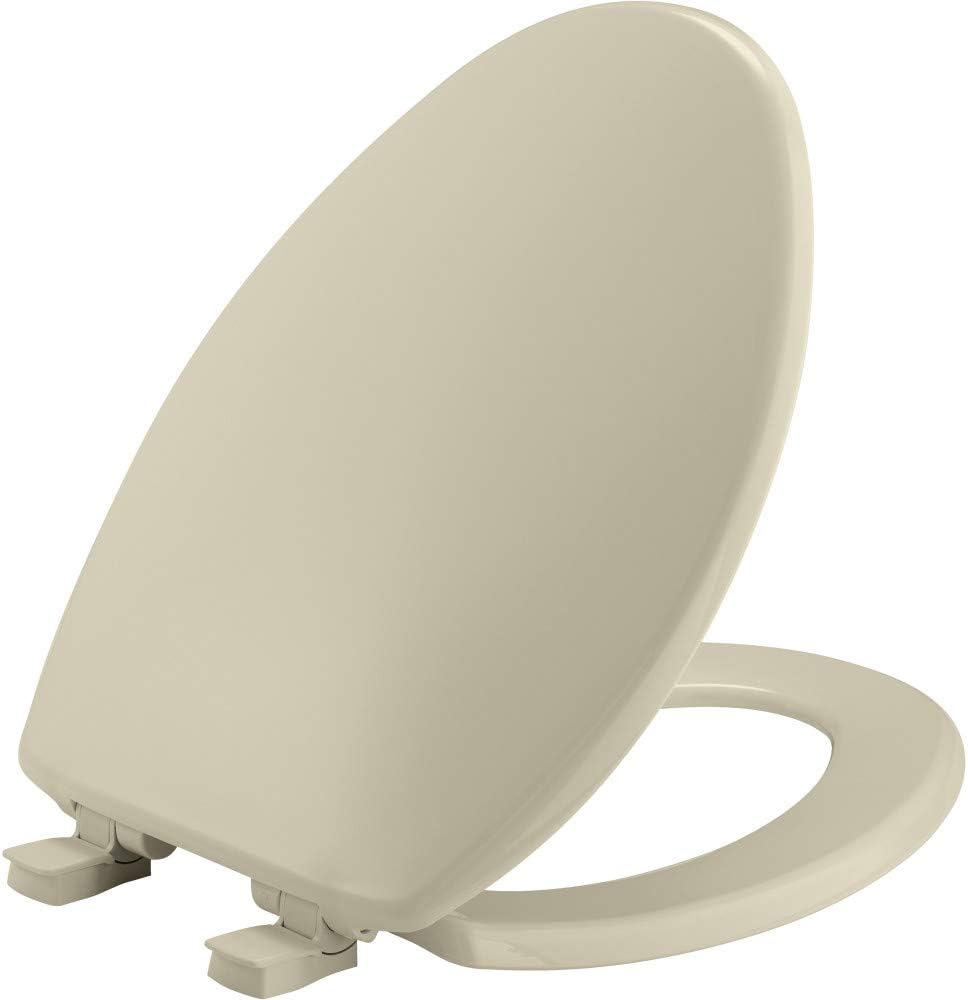 Bemis 7300SLEC Slow Close Toilet Seat for Elongated Toilets