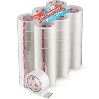 Simply Cool Clear Packing Tape Refill Rolls for Heavy Duty Use