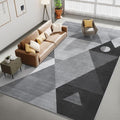 Washable Modern Area Rug 5ftx7ft - Geometric Soft Non-Slip Rug
