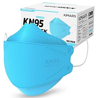 KIMARS KN95 Face Masks 100 Pack - Comfortable and Breathable