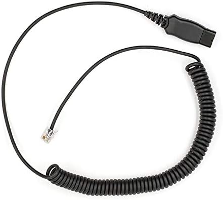 Leitner Universal Quick Disconnect Cord for Desk Phones and Headsets