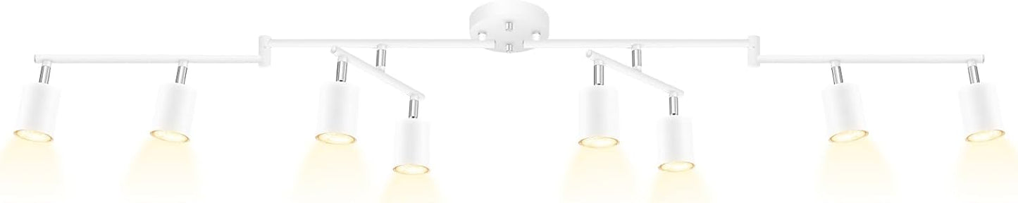 BoostArea LED 8 Light Track Lighting Kit for Modern Spaces