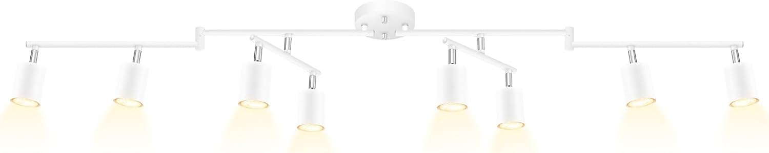 BoostArea LED 8 Light Track Lighting Kit for Modern Spaces