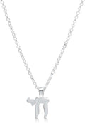 Chai Hebrew Necklace Jewish Jewelry - Subtle Sterling Chai Pendant