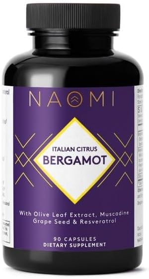 NAOMI Citrus Bergamot 500mg + Resveratrol for Heart Health