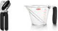 OXO Good Grips Soft-Handled Can Opener and Angled Measuring Cup Bundle