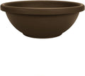 Modern Shallow Planter Bowl Pot with Drainage for Garden Use