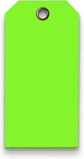Tags 4 Less 15 Mil Waterproof Plastic Tags Pack of 100 - Durable 3 x 6