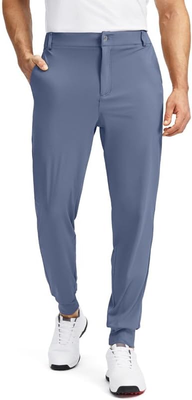 Soothfeel Men's Golf Joggers Pants with 5 Pockets for Comfort