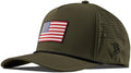Branded Bills Old Glory PVC Curved 5 Panel Rope Hat - Performance Fit