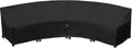 Curved Patio Furniture Cover for 190 in Sectional Sofa - Weather