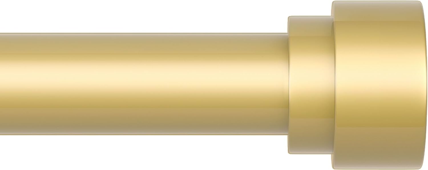 Adjustable Gold Curtain Rods 16-46 Inches