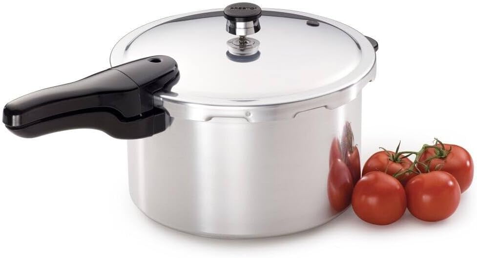 Presto 8-Quart Aluminum Pressure Cooker for Quick Meals