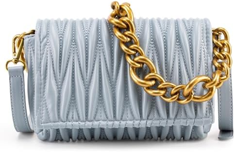 Montana West Quilted Handbags for Women Trendy Crossbody Bags