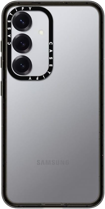 CASETIFY Impact Galaxy S25 Case - Clear Black for Ultimate Protection