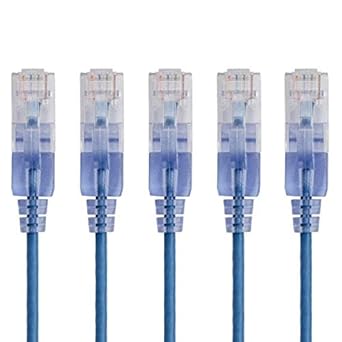 Monoprice Cat6A Ethernet Network Patch Cable - 25 Feet - Blue