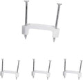 Plastic Cable Staples 12 in for 14/2 12/2 10/2 Romex - Secure Hold