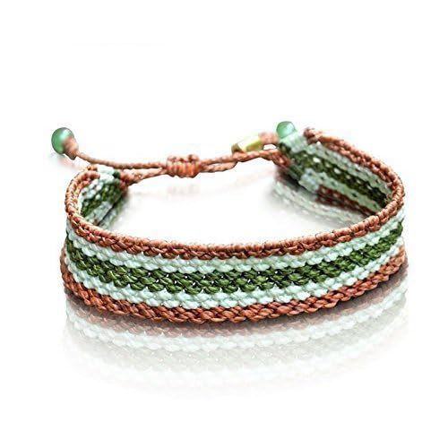 Custom Striped Bracelet for Women - Handmade Macrame Jewelry