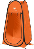 Pop Up Pod Orange Privacy Shower Tent for Camping - Quick Pop Up
