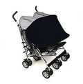 Manito Sun Shade for Twin Stroller (Black) - UPF 50+ Protection
