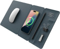 POUT H3 SplitMax 3-in-1 Wireless Charging Mouse Pad - Workspace