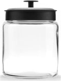 Anchor Hocking Montana Glass Jars with Fresh Sealed Lids Set
