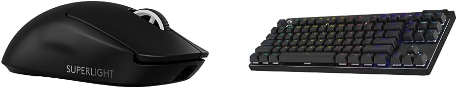 Logitech G Pro X Superlight 2 Wireless Gaming Mouse and Keyboard