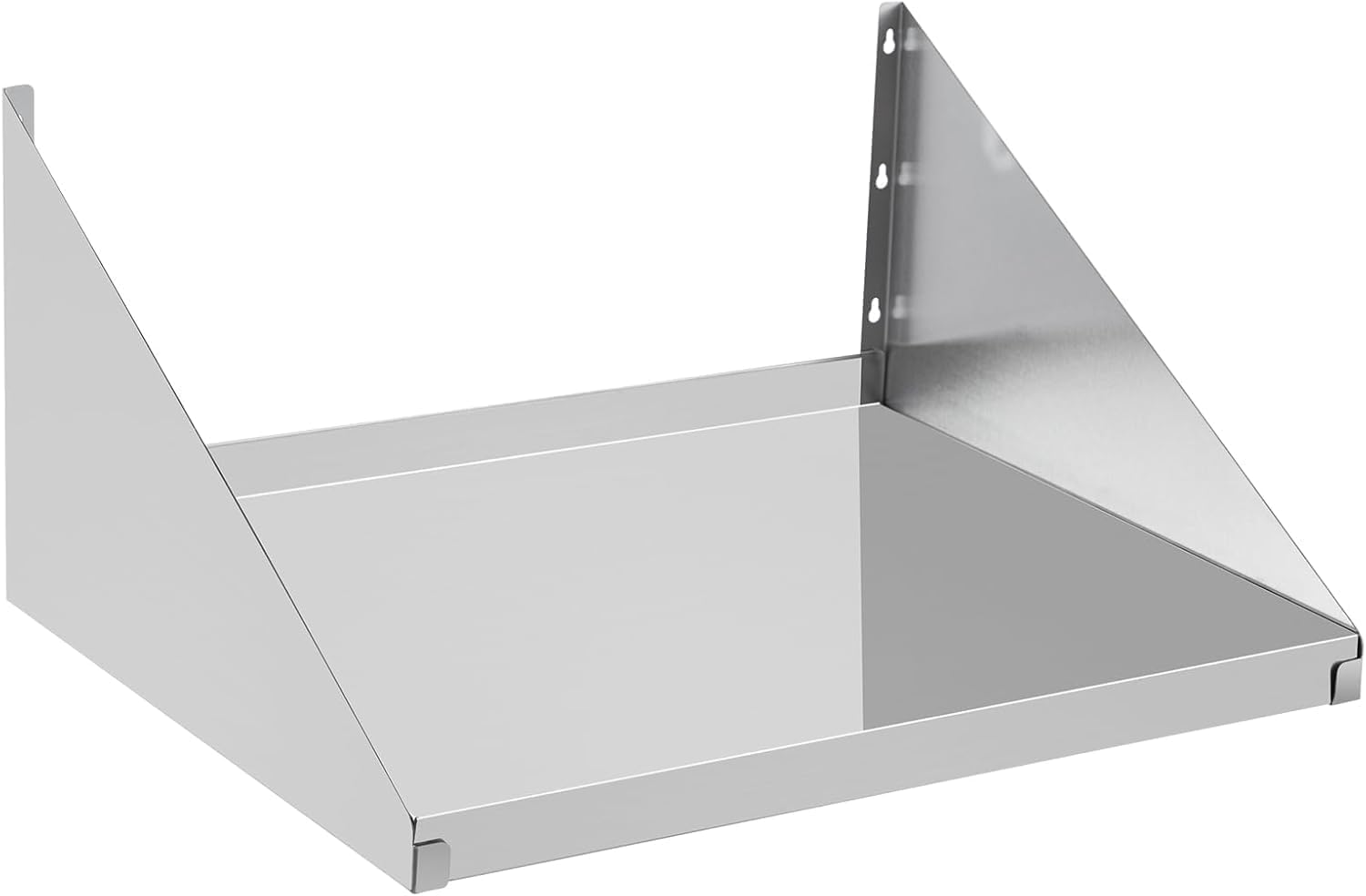 Heavy Duty Stainless Steel Microwave Shelf - Max 200 lbs