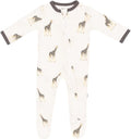 KYTE BABY Zipper Closure Footies 0-24 Months - Soft Bamboo Sleepwear