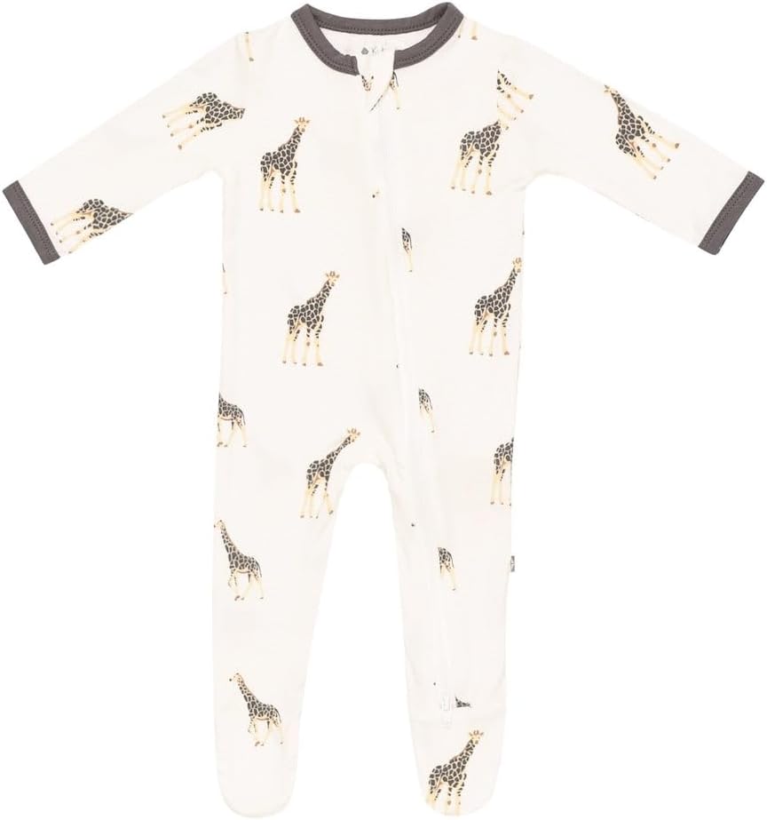 KYTE BABY Unisex Zipper Closure Footies for Infants 0-24 Months