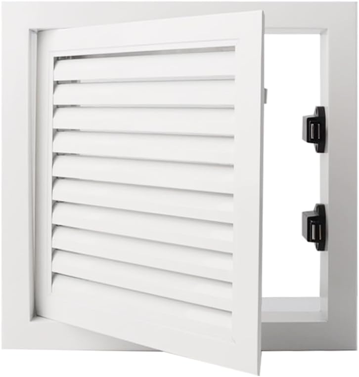 Access Panel for Drywall with Push-Button Switch and Vent