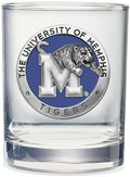 Heritage Pewter Memphis Double Old Fashion Glass for Liquor