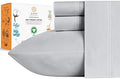 Sleep Mantra 100% Organic Cotton Full Bed Sheet Set - Cooling Percale