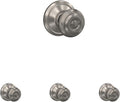SCHLAGE F10 GEO 619 Georgian Door Knob for Interior Doors