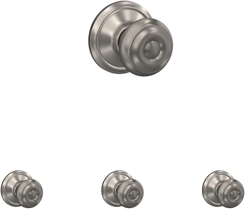 SCHLAGE F10 GEO 619 Georgian Door Knob for Interior Doors