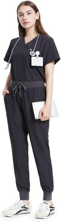 Uniforms World Scrubs for Women Set - Stretch Scrub Top & Pants Sets