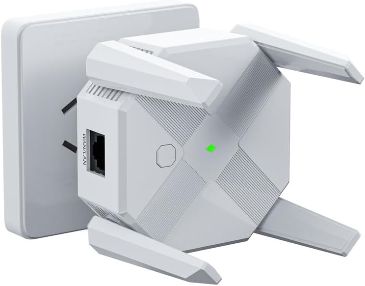2024 WiFi Extender Signal Booster for Home Coverage Up to 1200Mbps