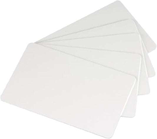 Premium CR80 Blank White PVC Cards - 500 Pack for Versatile Use