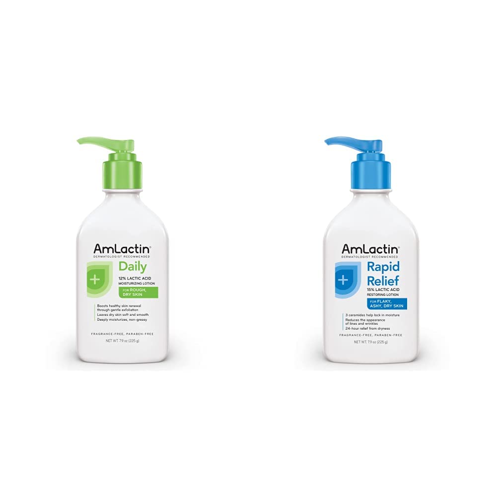 AmLactin Daily and Intensive Healing Lotions for Dry Skin