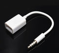3.5mm to USB Female AUX Adapter Cable 15cm - Play USB Music in Car